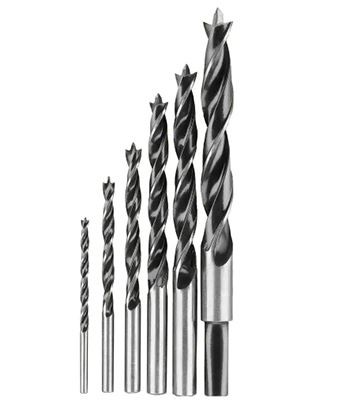 Brad-point drill bit